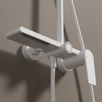 MAXTOR 3 Way Shower Column System with Overhead Shower, Hand Shower & Tub Filler-AB403064