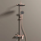 MAXTOR 3 Way Shower Column System with Overhead Shower, Hand Shower & Tub Filler-AB403064