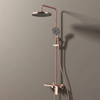 MAXTOR 3 Way Shower Column System with Overhead Shower, Hand Shower & Tub Filler-AB403064
