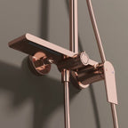 MAXTOR 3 Way Shower Column System with Overhead Shower, Hand Shower & Tub Filler-AB403064