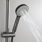 3 Way Shower Column with Overhead Shower and Hand Shower – Exposed Shower System with Waterfall Outlet – AB403076