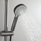 3 Way Shower Column with Overhead Shower and Hand Shower – Exposed Shower System with Waterfall Outlet – AB403076