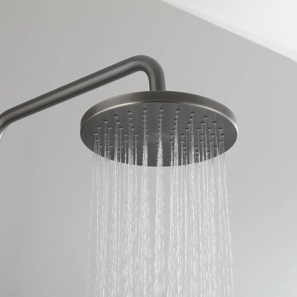 3 Way Shower Column with Overhead Shower and Hand Shower – Exposed Shower System with Waterfall Outlet – AB403076