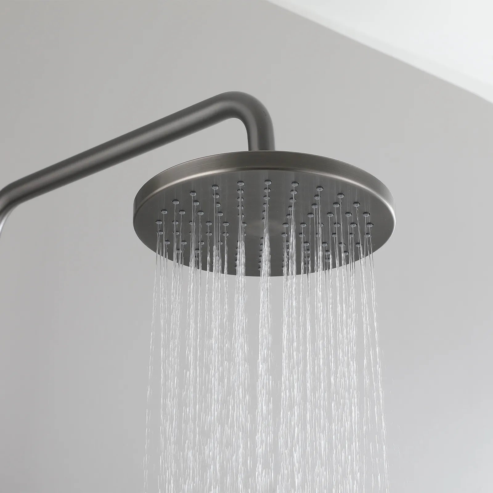 3 Way Shower Column with Overhead Shower and Hand Shower – Exposed Shower System with Waterfall Outlet – AB403076