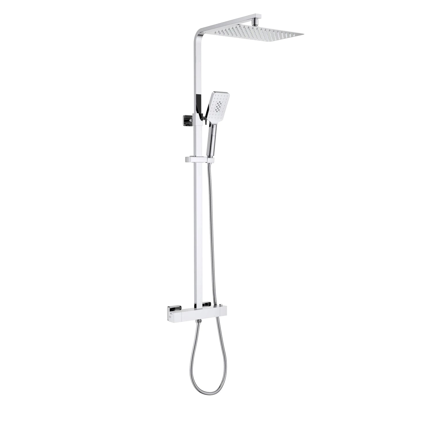 Thermostatic wall mounted Shower column with 2 outlets AB412000B