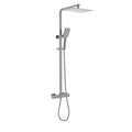 Thermostatic wall mounted Shower column with 2 outlets AB412000B Brushed Gun Metal