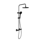 Circular 2 Way Thermostatic Shower Column AB412104 Matte Black