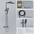 3 Way Thermostatic Shower Column – Brass Body & Multi-Function AB413000