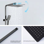 3 Way Thermostatic Shower Column – Brass Body & Multi-Function AB413000