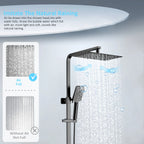 3 Way Thermostatic Shower Column – Brass Body & Multi-Function AB413000