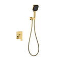Aurora 1 Way Wall Concealed Shower Mixer with 3-Function Hand Shower-AB501068 Brushed Gold