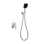 Aurora 1 Way Wall Concealed Shower Mixer with 3-Function Hand Shower-AB501068 Brushed Nickel