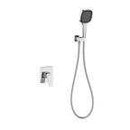 Aurora 1 Way Wall Concealed Shower Mixer with 3-Function Hand Shower-AB501068 Chrome