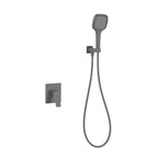 Aurora 1 Way Wall Concealed Shower Mixer with 3-Function Hand Shower-AB501068 Brushed Gun Metal