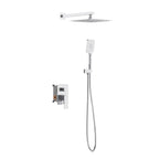 Square Concealed Shower System with Hand Shower – Two Way Diverter Shower Set – AB502007 Chrome