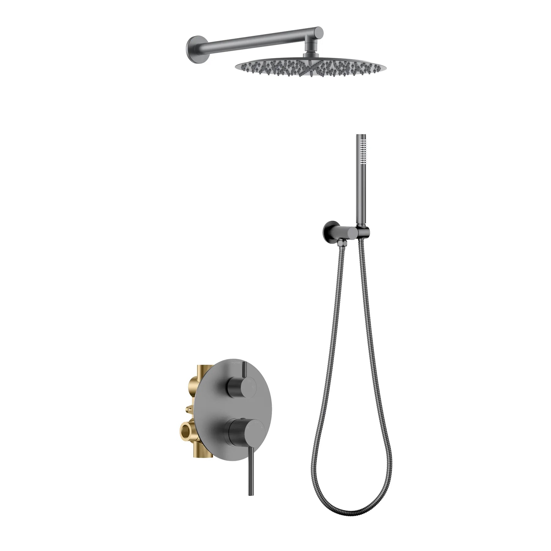 Sure 2 Way Wall Concealed Pressure Balance Shower System-AB502027