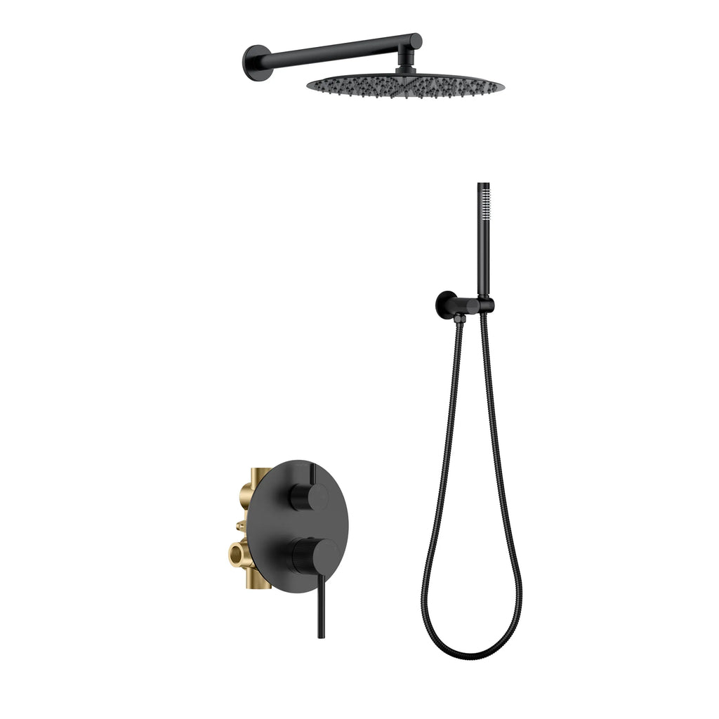 Sure 2 Way Wall Concealed Pressure Balance Shower System-AB502027