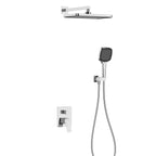 2 Way Wall Concealed Shower System With Brass Mixer & Shower-AB502068 Chrome