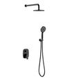 Kris 2 Way Wall Concealed Shower System With Handheld Shower AB502070 Matte Black