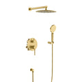 2 Way Wall Concealed Pressure Balance Shower System-AB502127 Brushed Gold