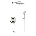 2 Way Wall Concealed Pressure Balance Shower System-AB502127 Chrome