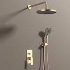 2 Way Wall Concealed Pressure Balance Shower System with Hand Shower-AB502164