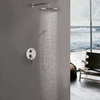 MAXTOR Circular 2-Way Wall Concealed Shower System AB502104