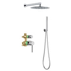 MAXTOR 2 Way Wall Concealed Pressure Balance Shower System-AB502327 Chrome