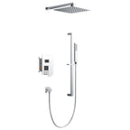 AB502400 – 2 Way Wall Concealed Shower System with Rainfall Overhead Shower & Hand Shower
