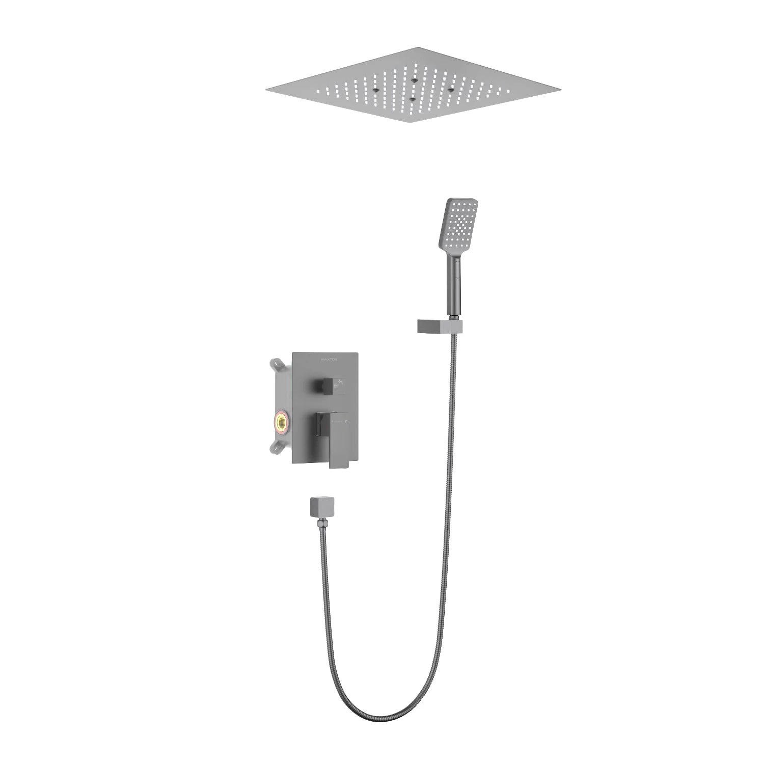 AB502500 – 2 Way Wall Concealed Shower System with 400x400mm Overhead Rain Shower
