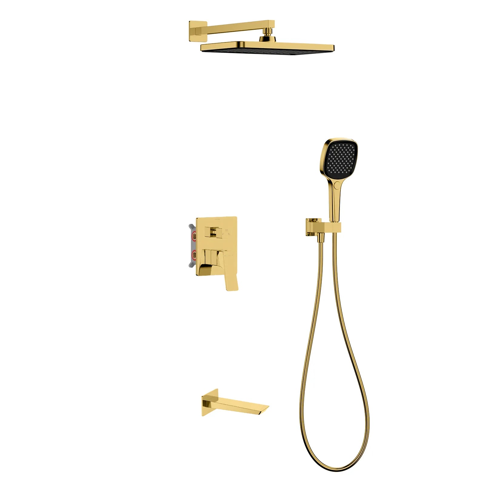 Aurora 3 Way Wall Concealed Shower Faucet AB503068