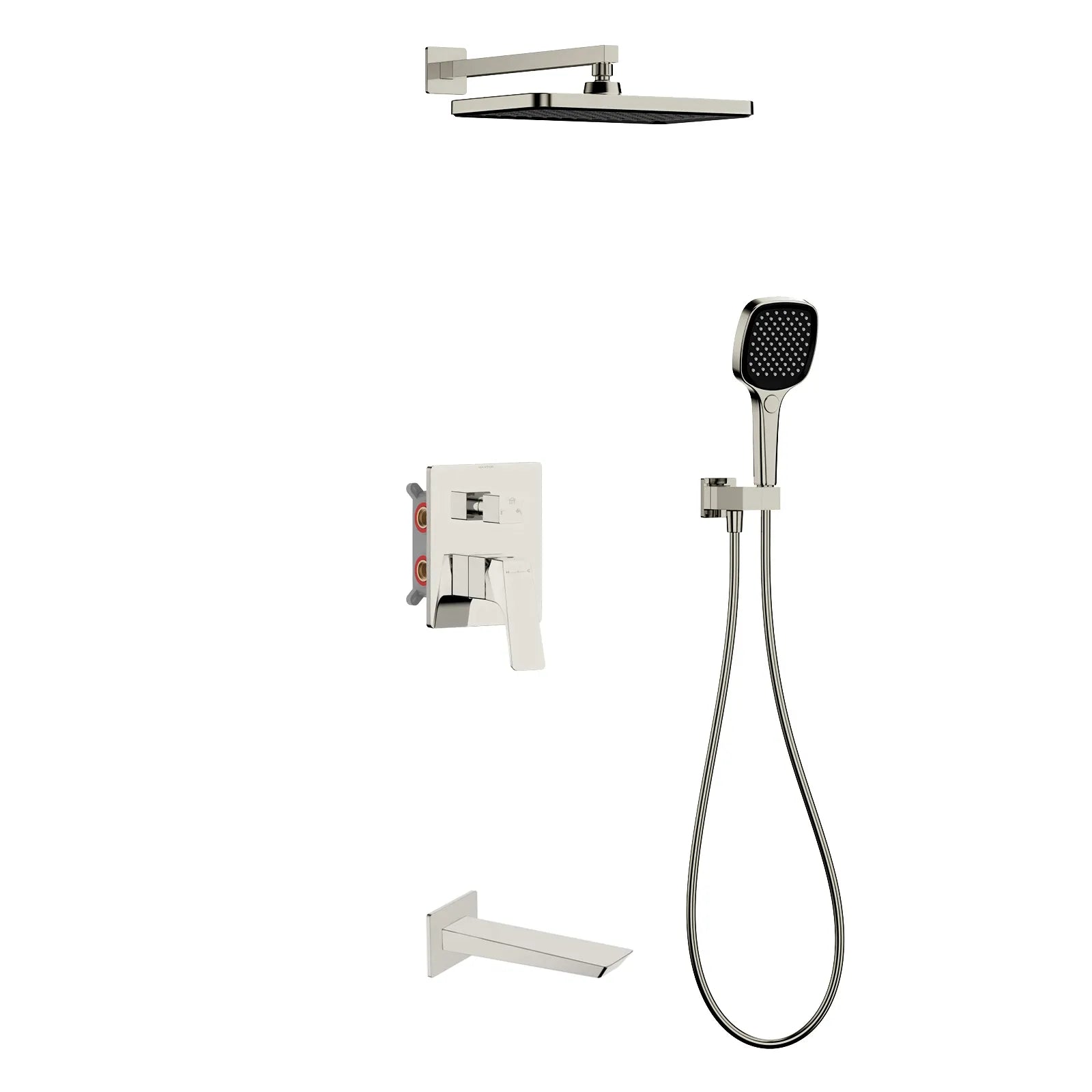 Aurora 3 Way Wall Concealed Shower Faucet AB503068