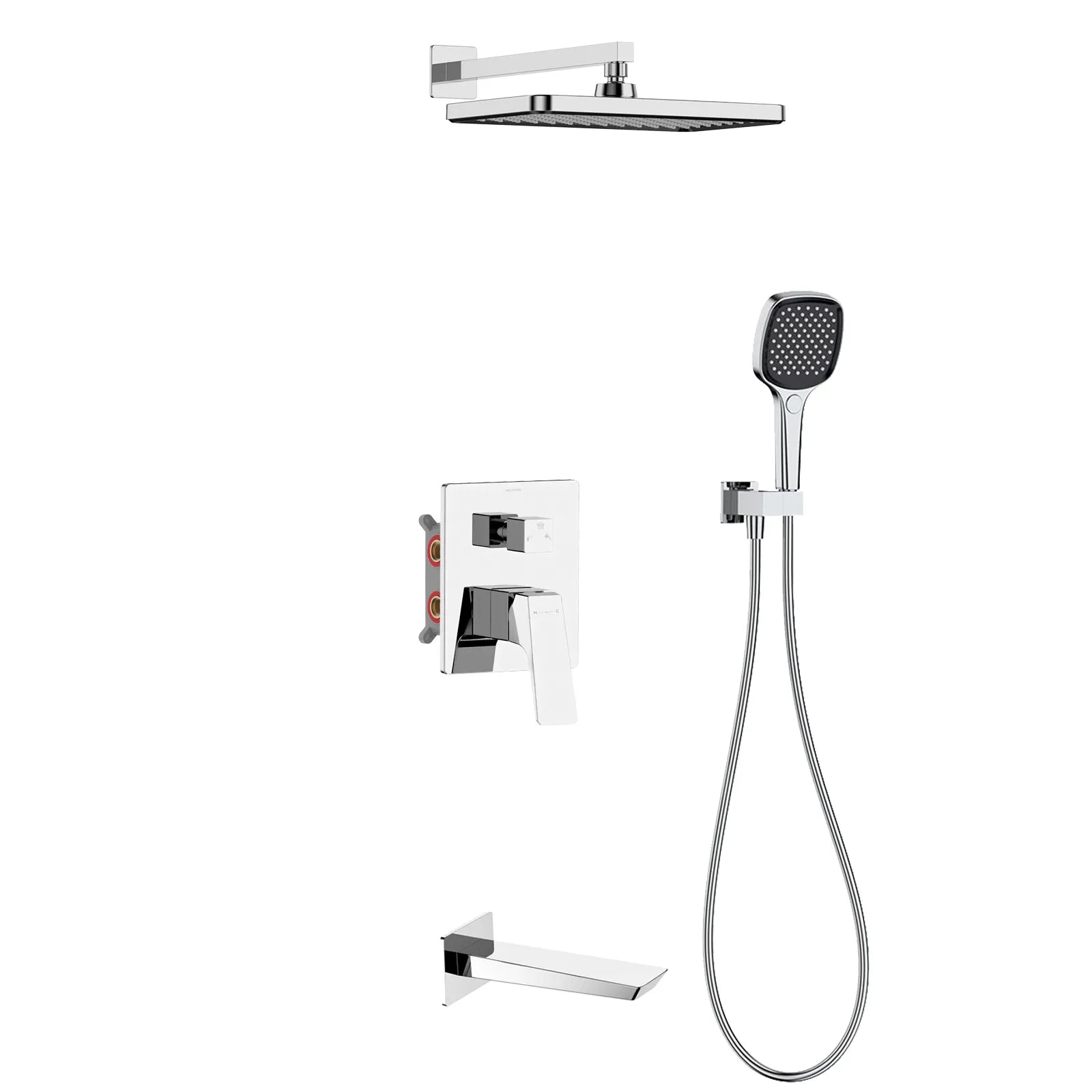 Aurora 3 Way Wall Concealed Shower Faucet AB503068