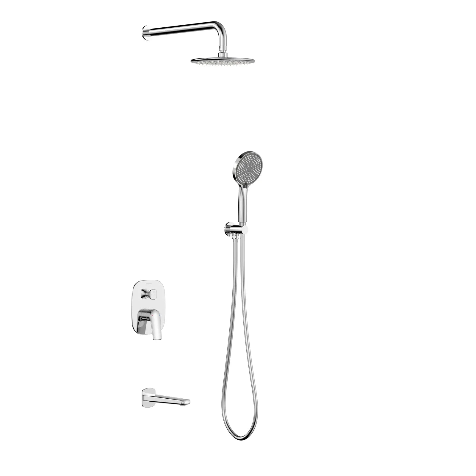 Kris 3 Way Luxury Wall Concealed Shower System – Model AB503070 Chrome