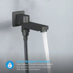 3 Way Wall Concealed Shower System with SUS304 Overhead Rain Shower & Bath Spout