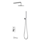 Kris 3 Way Luxury Wall Concealed Shower System – Model AB503170 Chrome