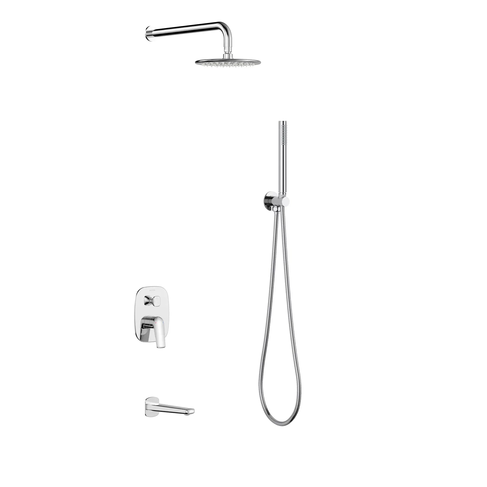 Kris 3 Way Luxury Wall Concealed Shower System – Model AB503170 Chrome