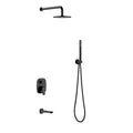 Kris 3 Way Luxury Wall Concealed Shower System – Model AB503170 Matte Black