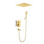 3 Way Wall Concealed Shower System with 400×400mm Overhead Shower & Swivel Spout-AB503300