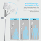 3 Way Wall Concealed Shower System with 400×400mm Overhead Shower & Swivel Spout-AB503300