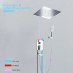 3 Way Wall Concealed Shower System with 400×400mm Overhead Shower & Swivel Spout-AB503300