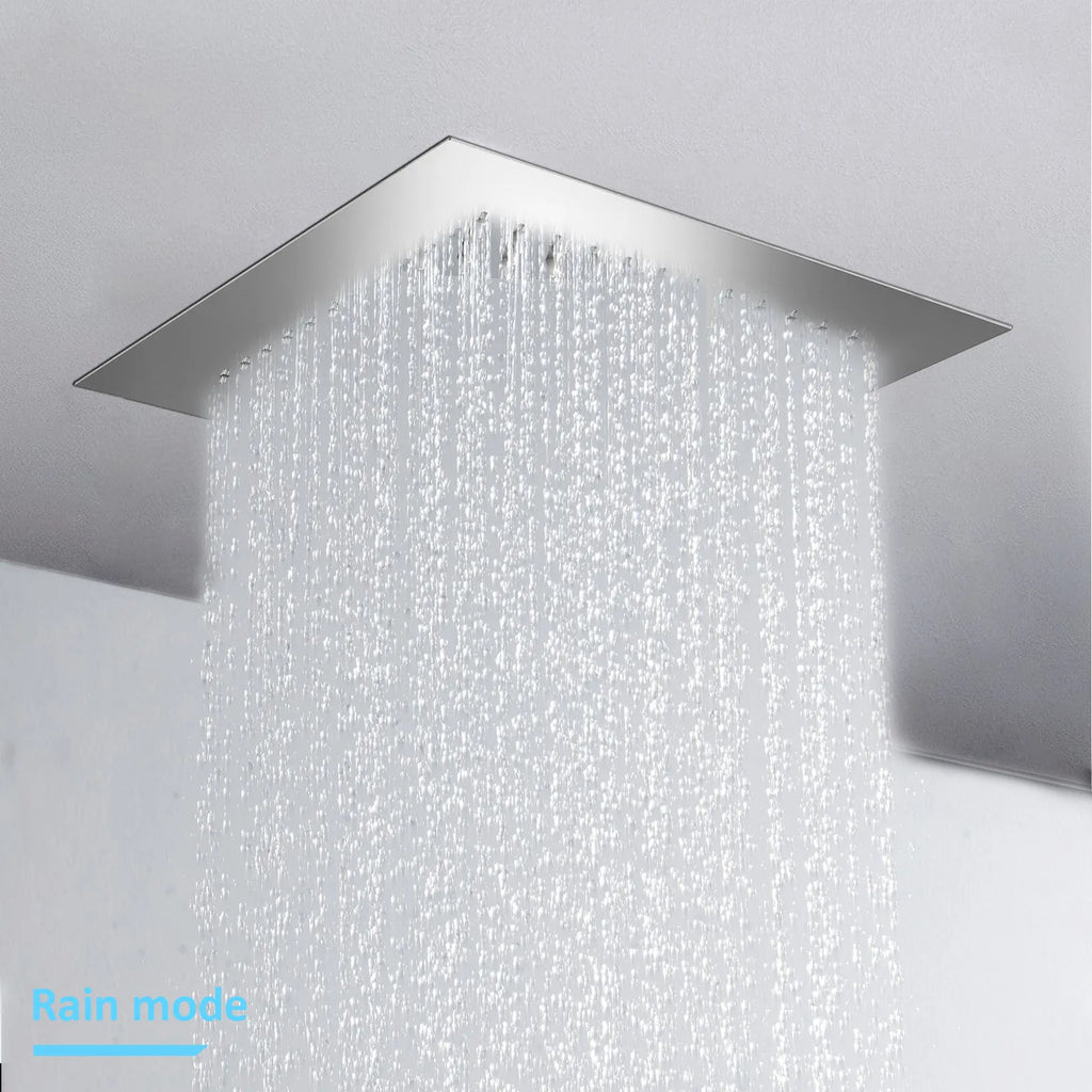 3 Way Wall Concealed Shower System with 400×400mm Overhead Shower & Swivel Spout-AB503300