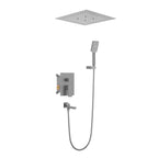 3 Way Wall Concealed Shower System with 400×400mm Overhead Shower & Swivel Spout-AB503300