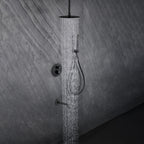 Circular 3-Way Wall Concealed Shower System with Solid Brass Spout AB503504