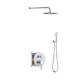 2 Way Lead-Free Brass Wall Concealed Pressure Balance Shower System with Box & Trim Plate Kit – AB612131 Chrome