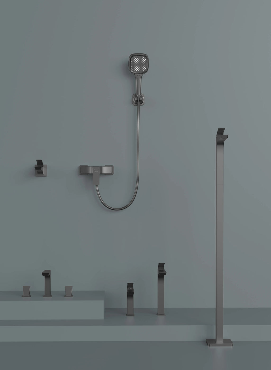 MAXTOR 1 Way Exposed Shower Mixer With 3-Function Hand Shower– AB023168