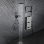 Eire 2-Way Wall-Concealed Shower System With Rough In Valve, Hand Shower and Over Head Shower AH302005