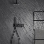 Eire 2-Way Wall-Concealed Shower System With Rough In Valve, Hand Shower and Over Head Shower AH302005