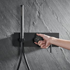 Eire 2-Way Wall-Concealed Shower System With Rough In Valve, Hand Shower and Over Head Shower AH302005