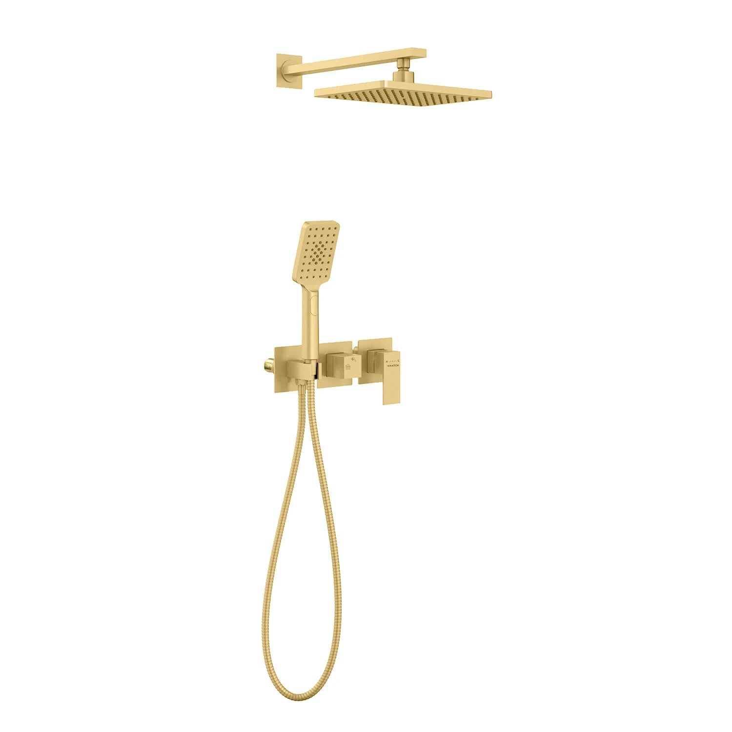 AH502000 – 2 Way Wall Concealed Shower System | Luxury Solid Brass Valve & Rainfall Shower